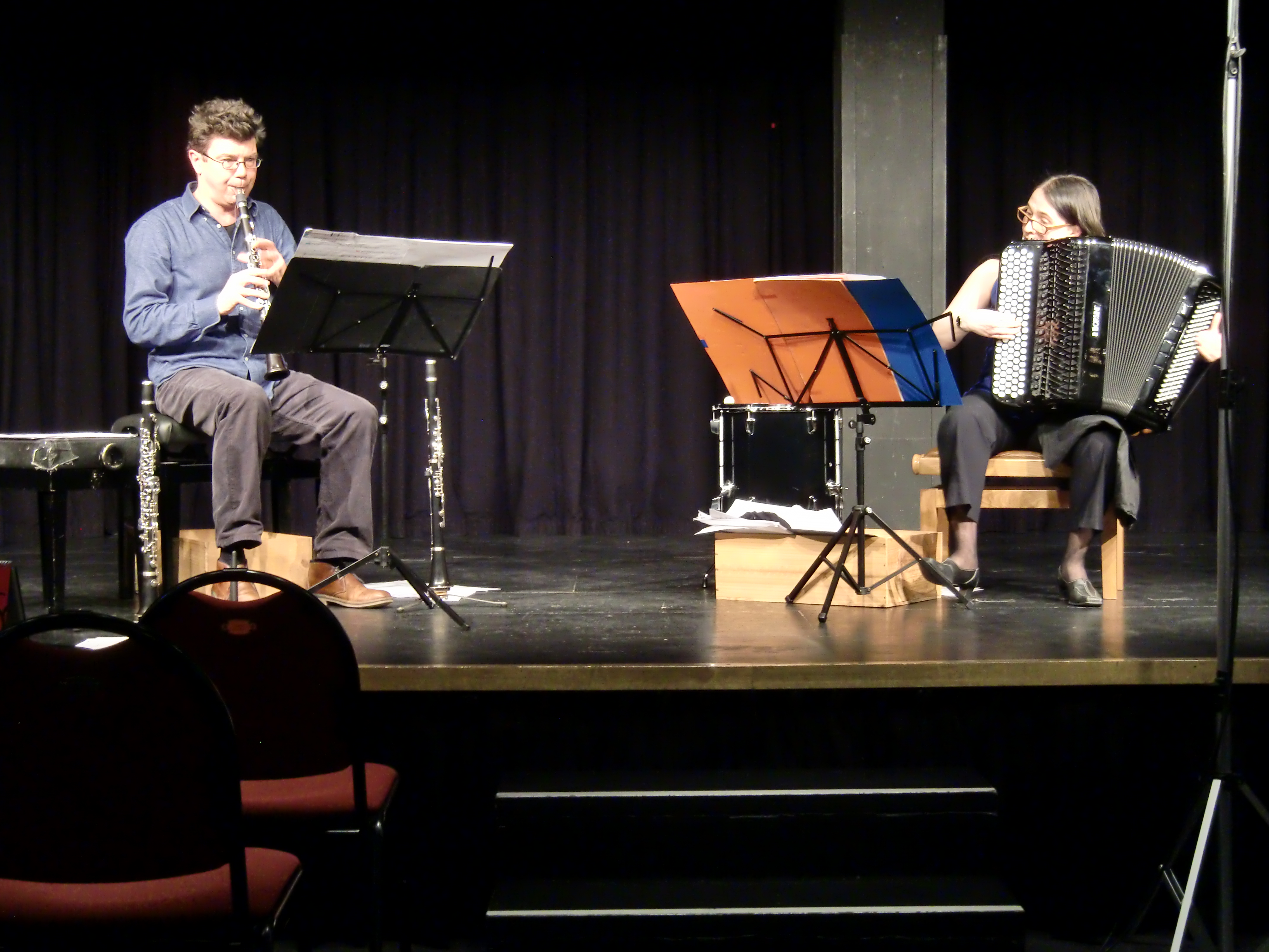 Matthias Badczong und Christine Paté 24.3.2015